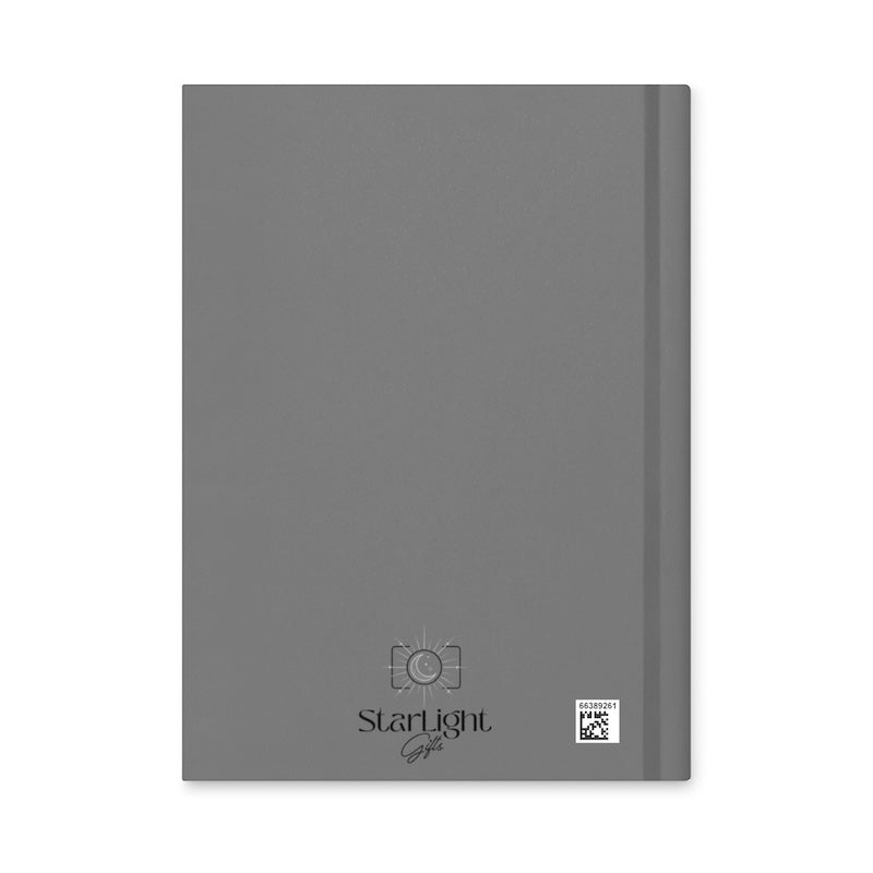 Gray notebook with 'Starlight' branding on a white background