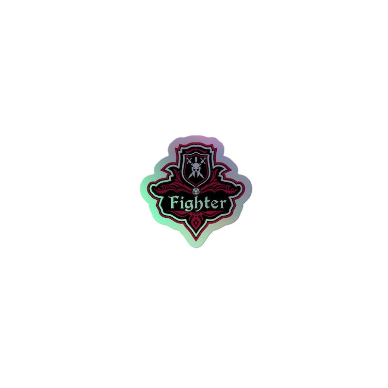 'The Fighter' Kiss Cut Game Night Sticker