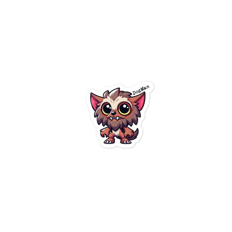 Cartoon character with animal features on a white background
