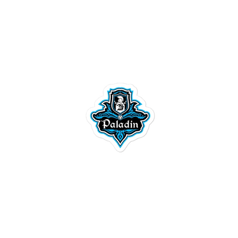 'The Paladin' Kiss Cut Game Night Sticker