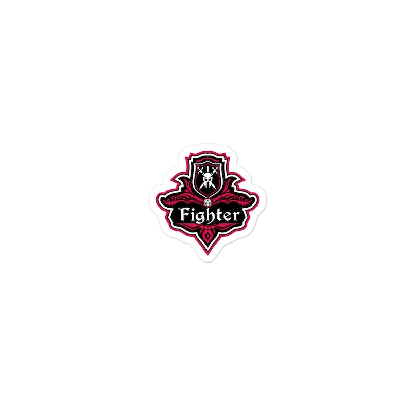 The Fighter Kiss Cut Game Night Sticker