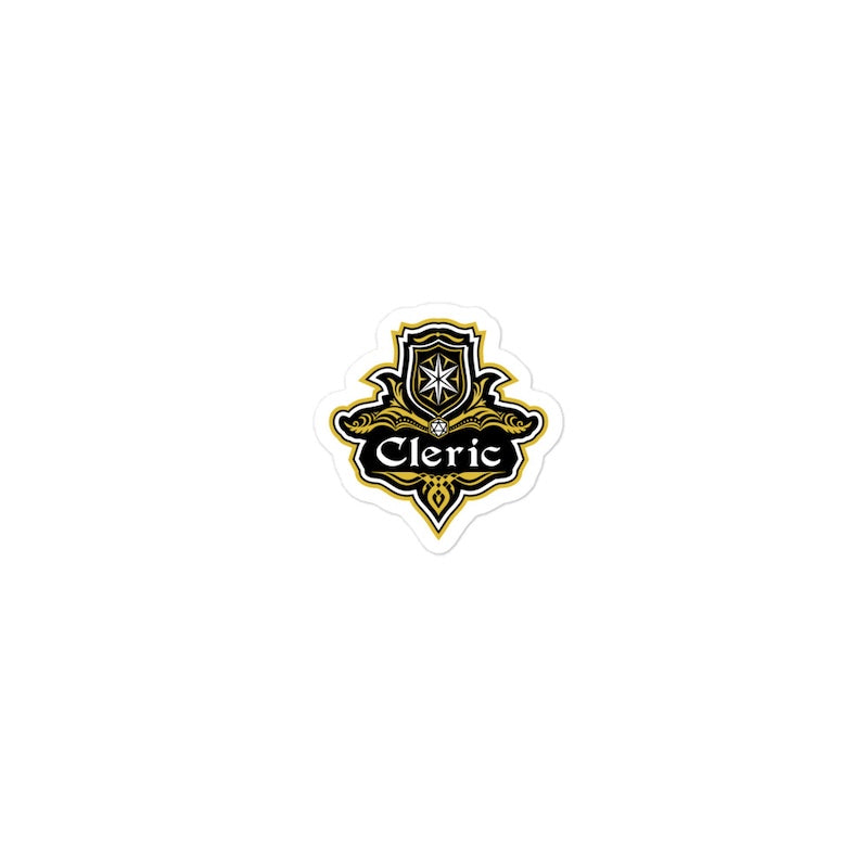 'The Cleric' Kiss Cut Game Night Sticker