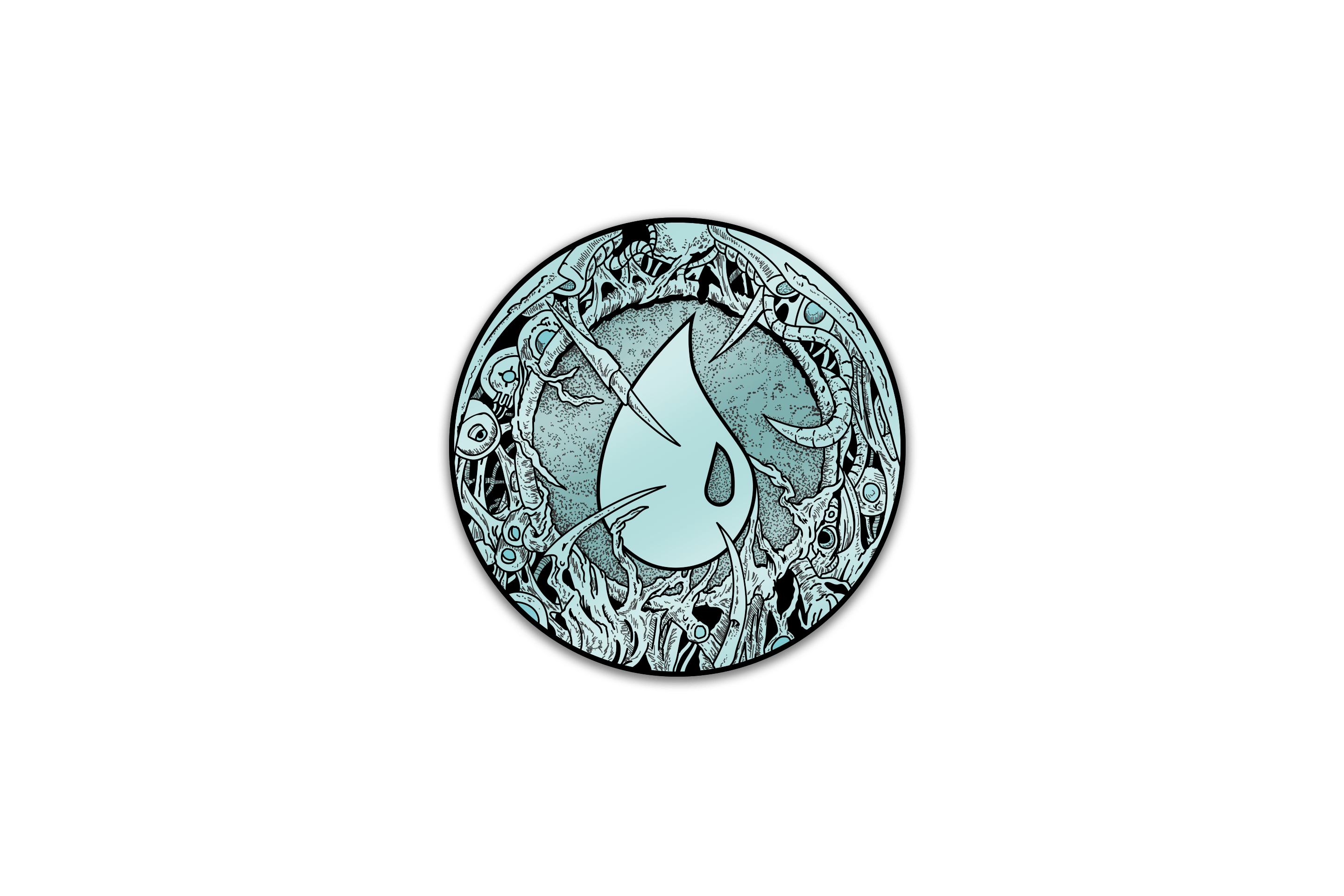 Magic: The Gathering - Infect Island Pin