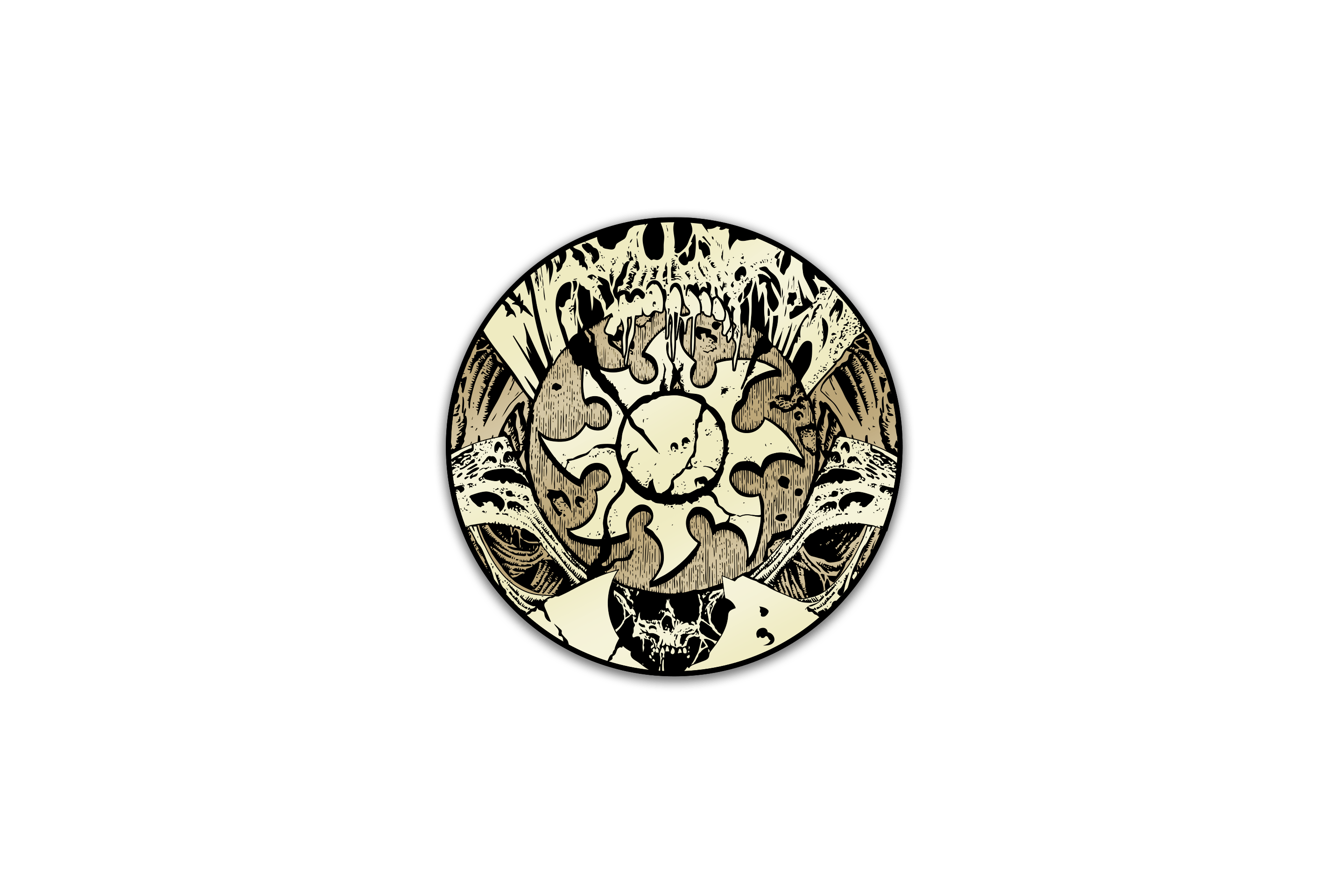 Magic: The Gathering - Infect Plains Pin