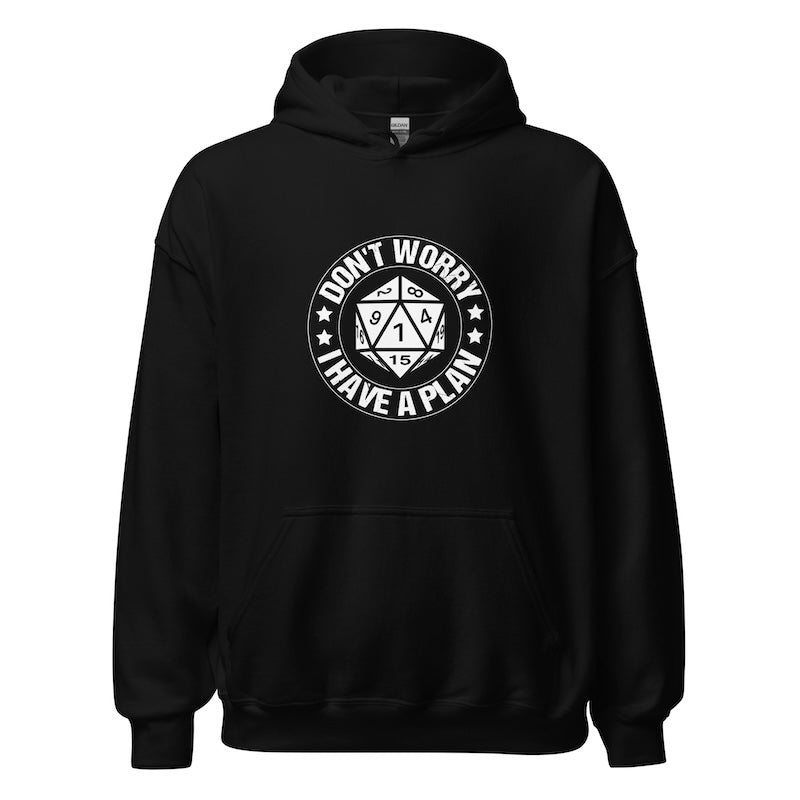 'Don't Worry I Have A Plan' Classic Game Night Hoodie