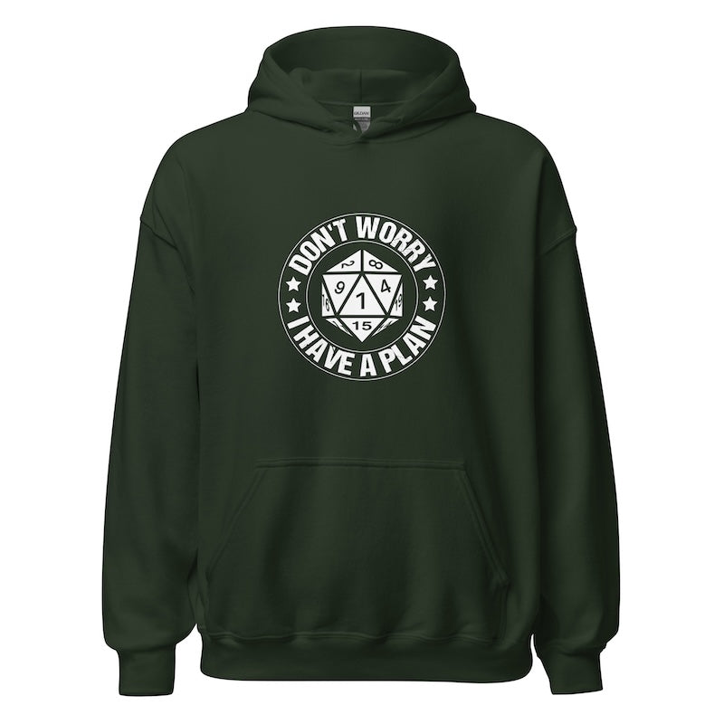 'Don't Worry I Have A Plan' Classic Game Night Hoodie