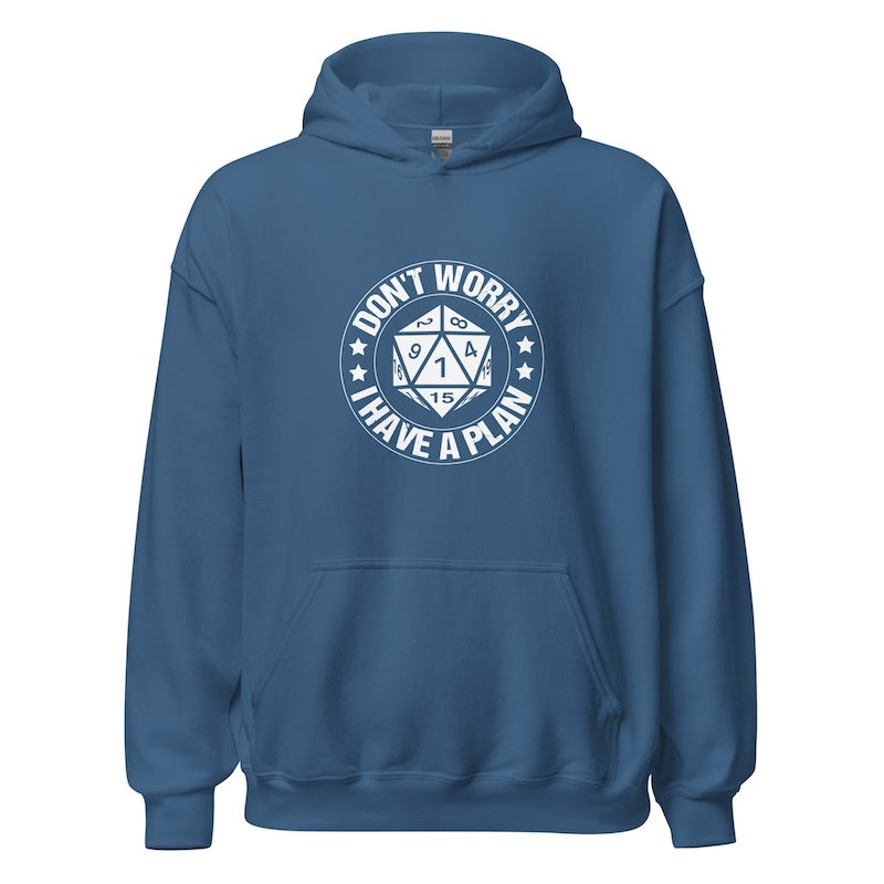 'Don't Worry I Have A Plan' Classic Game Night Hoodie