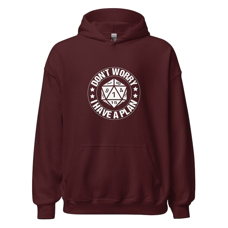 'Don't Worry I Have A Plan' Classic Game Night Hoodie