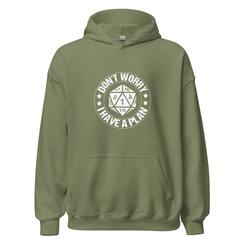 'Don't Worry I Have A Plan' Classic Game Night Hoodie