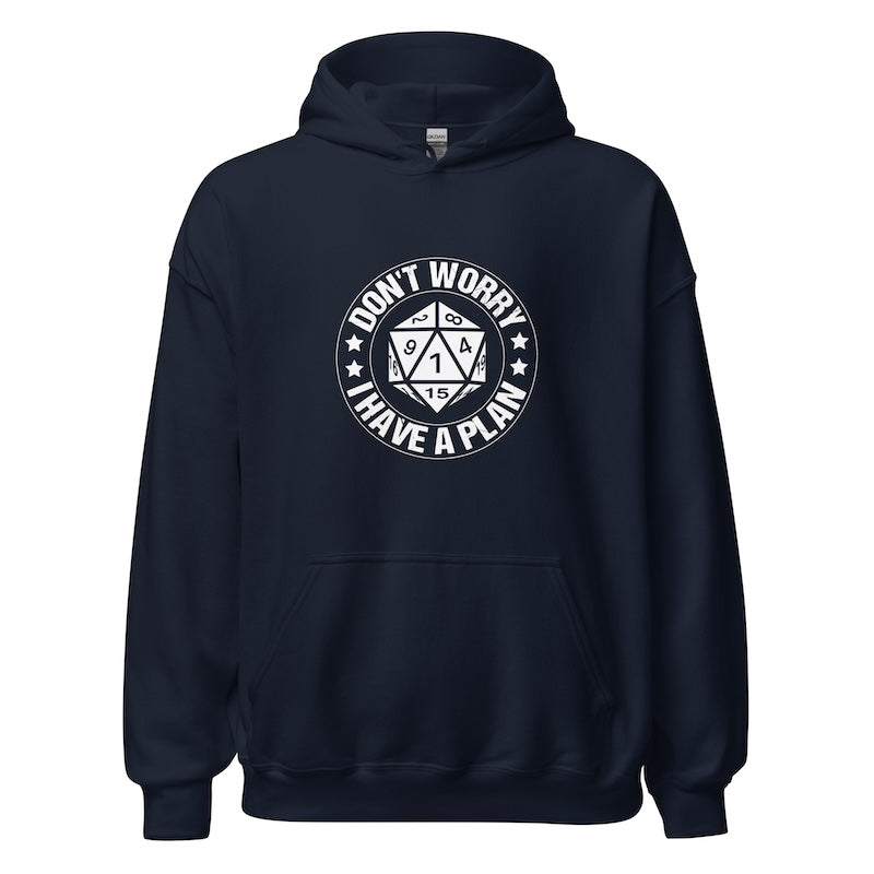 'Don't Worry I Have A Plan' Classic Game Night Hoodie