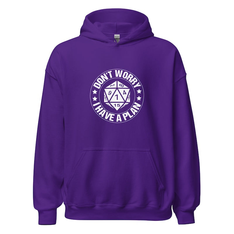 'Don't Worry I Have A Plan' Classic Game Night Hoodie