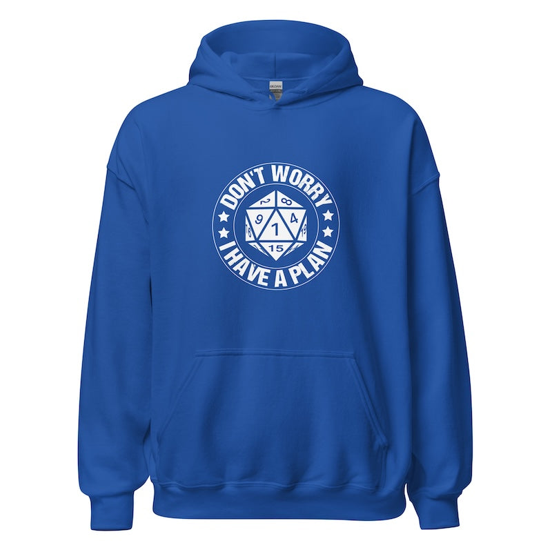 'Don't Worry I Have A Plan' Classic Game Night Hoodie