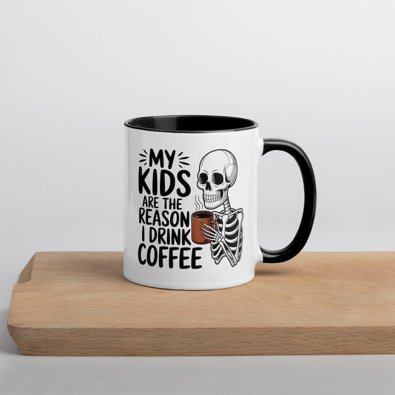 'Kids are the Reason' Unique Coffee Mug