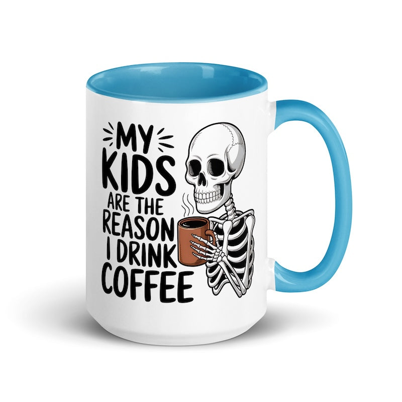 'Kids are the Reason' Unique Coffee Mug