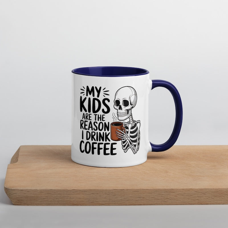 'Kids are the Reason' Unique Coffee Mug