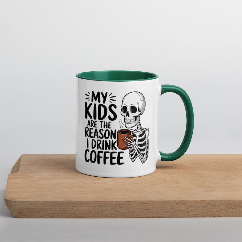 'Kids are the Reason' Unique Coffee Mug
