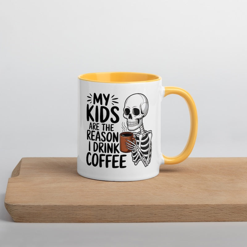 'Kids are the Reason' Unique Coffee Mug