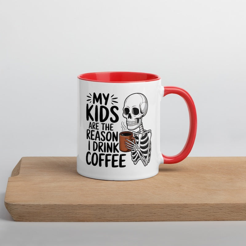 'Kids are the Reason' Unique Coffee Mug